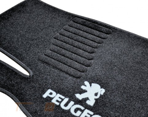 AVTM Ворсовые коврики в салон AVTM для Peugeot 301 седан 2012-2021 Чёрные, кт. 5шт - Картинка 4