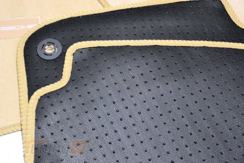 AVTM Ворсовые коврики в салон AVTM для Porsche Cayenne 2 958 внедорожник 2010-2014 Бежевые Premium - Картинка 6