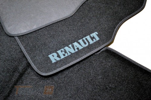 AVTM Ворсовые коврики в салон AVTM для Renault Kangoo минивен 2008-2021 5 мест Чёрные 5шт - Картинка 5
