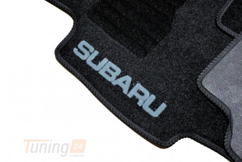 AVTM Ворсовые коврики в салон AVTM для Subaru Legacy универсал 2015-2021 Чёрные, кт 5шт - Картинка 5