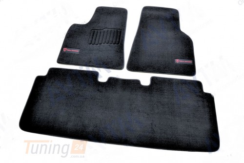 AVTM Ворсовые коврики в салон AVTM для Tesla Model S седан 2012-2021 Чёрные Premium - Картинка 1