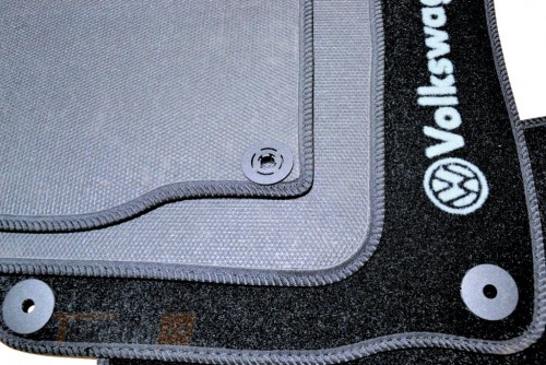 AVTM Ворсовые коврики в салон AVTM для Volkswagen Bora седан 1998-2005 Чёрные, кт. 5шт - Картинка 6