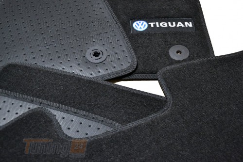 AVTM Ворсовые коврики в салон AVTM для Volkswagen Tiguan кроссовер 2016-2021 Чёрные, Premium - Картинка 6