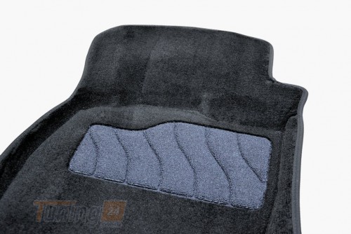 Seintex Ворсовые коврики в салон Seintex 3D для Audi A4 (B8) седан 2007-2011 Черные 5шт - Картинка 5