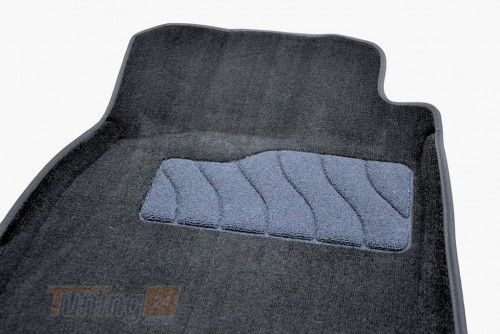 Seintex Ворсовые коврики в салон Seintex 3D для Audi A6 (C7) седан 2011-2014 Черные 5шт - Картинка 3