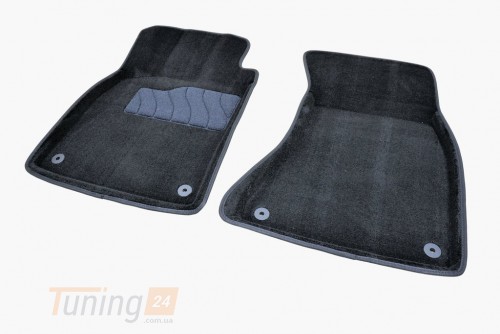 Seintex Ворсовые коврики в салон Seintex 3D для Audi A6 (C7) седан 2014-2018 Черные 5шт - Картинка 2