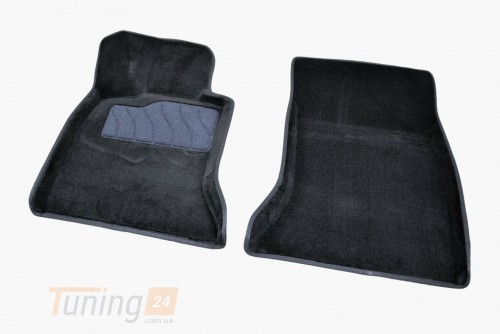 Seintex Ворсовые коврики в салон Seintex 3D для BMW 5 (F10) седан 2013-2017 Черные 5шт - Картинка 2