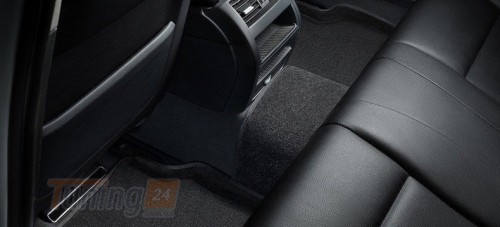 Seintex Ворсовые коврики в салон Seintex 3D для BMW X4 G02 кроссовер/внедорожник 2018-2021 Черные 5шт - Картинка 1