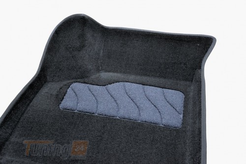 Seintex Ворсовые коврики в салон Seintex 3D для ЗАЗ VIDA Седан 2012-2021 Черные 5шт - Картинка 5
