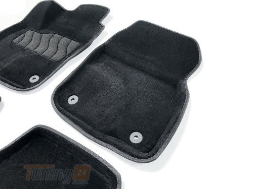 Seintex Ворсовые коврики в салон Seintex 3D для Ford Focus III седан 2011-2015 Черные 5шт - Картинка 4