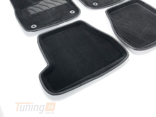 Seintex Ворсовые коврики в салон Seintex 3D для Ford Focus III седан 2011-2015 Черные 5шт - Картинка 5