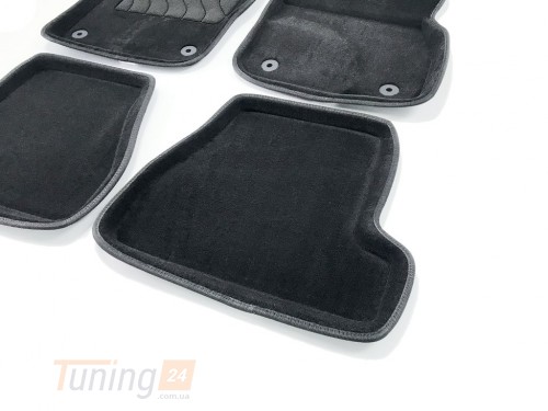 Seintex Ворсовые коврики в салон Seintex 3D для Ford Focus III седан 2011-2015 Черные 5шт - Картинка 6