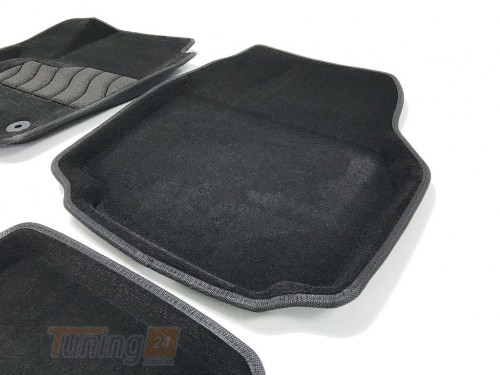 Seintex Ворсовые коврики в салон Seintex 3D для Ford Mondeo IV седан 2010-2015 Черные 5шт - Картинка 6