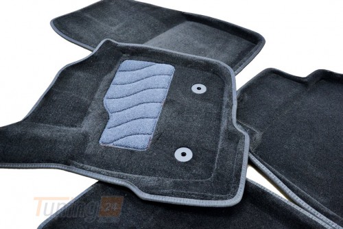Seintex Ворсовые коврики в салон Seintex 3D для Ford Mondeo V седан 2015-2021 Черные 5шт - Картинка 5