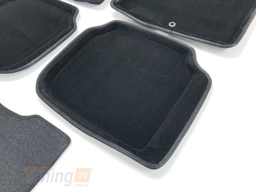 Seintex Ворсовые коврики в салон Seintex 3D для Hyundai Elantra V седан 2011-2015 Черные 5шт - Картинка 6