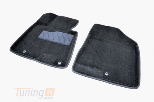 Seintex Ворсовые коврики в салон Seintex 3D для Hyundai i30 универсал 2012-2015 Черные 5шт - Картинка 2