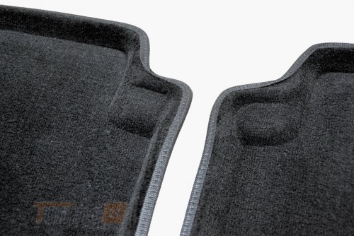 Seintex Ворсовые коврики в салон Seintex 3D для Hyundai Santa Fe кроссовер 2010-2012 Черные 5шт - Картинка 5