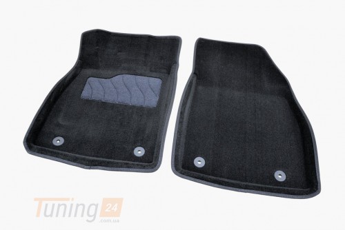 Seintex Ворсовые коврики в салон Seintex 3D для Chevrolet Malibu седан 2011-2015 Черные 5шт - Картинка 2