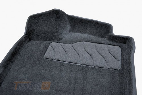 Seintex Ворсовые коврики в салон Seintex 3D для Dacia Logan II седан 2013-2020 Черные 5шт - Картинка 4