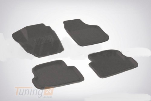 Seintex Ворсовые коврики в салон Seintex 3D для Subaru Forester 2012-2018 Серые 5шт - Картинка 1
