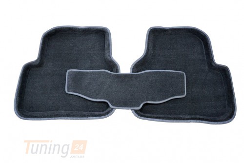 Seintex Ворсовые коврики в салон Seintex 3D для Volkswagen Passat (B7) седан 2010-2014 Черные 5шт - Картинка 3