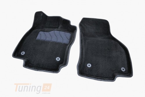 Seintex Ворсовые коврики в салон Seintex 3D для Volkswagen Passat B8 седан 2015-2021 Черные 5шт - Картинка 2
