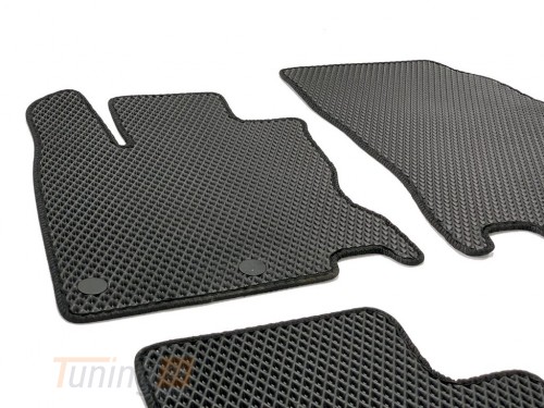 EVA Автомобильные коврики в салон EVA для Nissan Qashqai кроссовер 2014-2021 чёрные, кт. 5шт - Картинка 2