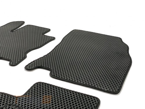 EVA Автомобильные коврики в салон EVA для Nissan Qashqai кроссовер 2014-2021 чёрные, кт. 5шт - Картинка 3