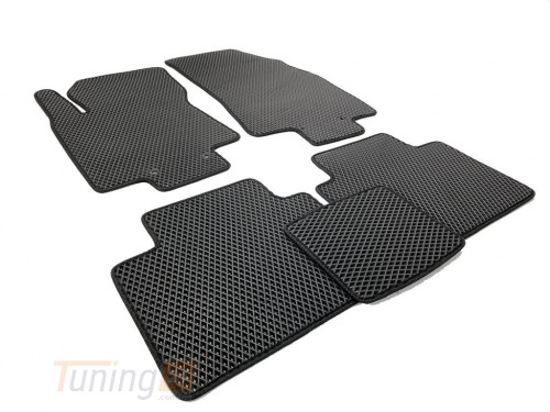 EVA Автомобильные коврики в салон EVA для Nissan X-Trail T32 кроссовер 2014-2021 чёрные, кт. 5шт - Картинка 1