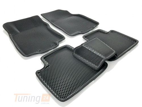 EVA Автомобильные коврики в салон EVA-3D для Nissan X-Trail T32 кроссовер 2014-2021 чёрные, 5шт - Картинка 1