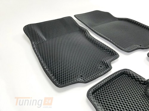 EVA Автомобильные коврики в салон EVA-3D для Nissan X-Trail T32 кроссовер 2014-2021 чёрные, 5шт - Картинка 3