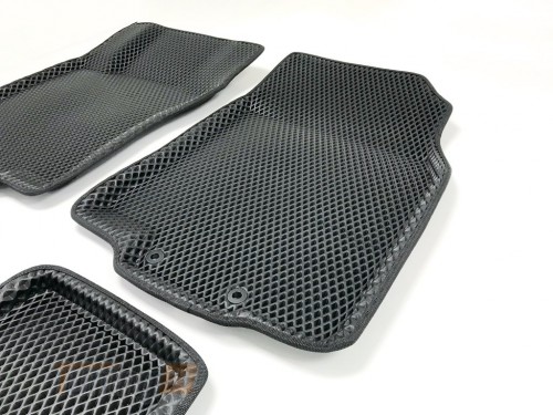 EVA Автомобильные коврики в салон EVA-3D для Nissan X-Trail T32 кроссовер 2014-2021 чёрные, 5шт - Картинка 4