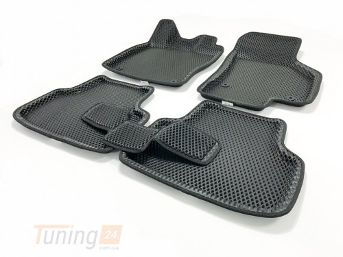 EVA Автомобильные коврики в салон EVA-3D для Skoda OCTAVIA  A7 седан 2013-2020 чёрные, 5шт - Картинка 2