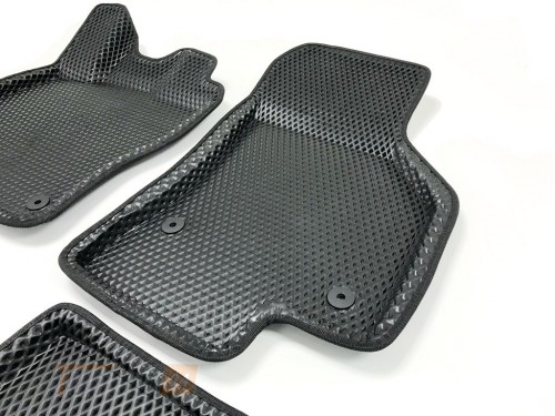 EVA Автомобильные коврики в салон EVA-3D для Skoda OCTAVIA  A7 седан 2013-2020 чёрные, 5шт - Картинка 4