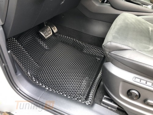 EVA Автомобильные коврики в салон EVA-3D для Toyota Camry (V70) 2018+ чёрные, 5шт - Картинка 3