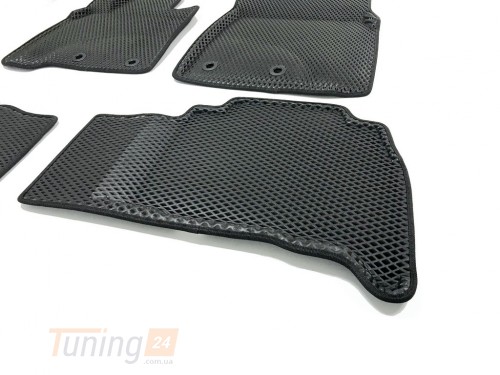 EVA Автомобильные коврики в салон EVA-3D для Lexus LX 570 кроссовер 2012-2015 чёрные, 5шт - Картинка 6
