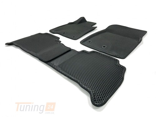 EVA Автомобильные коврики в салон EVA-3D для Lexus LX 570 кроссовер 2015-2021 чёрные, 5шт - Картинка 2