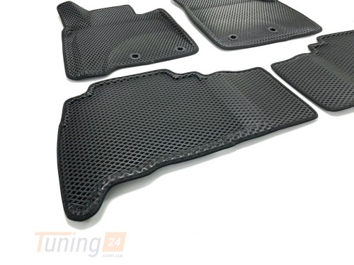 EVA Автомобильные коврики в салон EVA-3D для Lexus LX 570 кроссовер 2015-2021 чёрные, 5шт - Картинка 5