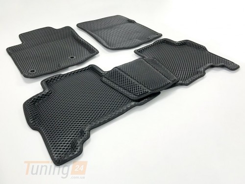 EVA Автомобильные коврики в салон EVA-3D для Lexus GX 460 кроссовер/внедорожник 2013-2021 чёрные, 5шт - Картинка 1