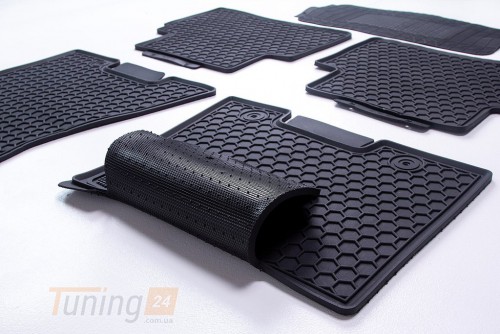 AVTM Резиновые коврики в салон AVTM для Hyundai Tucson кроссовер/внедорожник 2015-2021 черные кт 5шт - Картинка 6