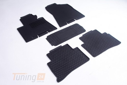 AVTM Резиновые коврики в салон AVTM для Kia Sportage кроссовер/внедорожник 2015-2021 черные кт 5шт - Картинка 1