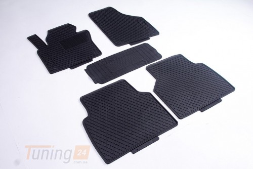 AVTM Резиновые коврики в салон AVTM для Volkswagen TIGUAN кроссовер 2007-2015 черные кт 5шт - Картинка 1
