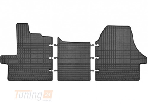 Frogum Резиновые коврики в салон FROGUM для Fiat Ducato 2014-2021 кт 3шт коротк.база - Картинка 1