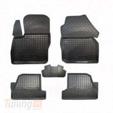 Avto-Gumm Полиуретановые коврики в салон Avto-Gumm для Ford Focus 3 седан 2014-2018 черный, кт - 4шт - Картинка 1