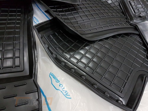 Avto-Gumm Полиуретановые коврики в салон Avto-Gumm для Hyundai GRANDEUR 5 2011-2015 черный, кт - 4шт - Картинка 5