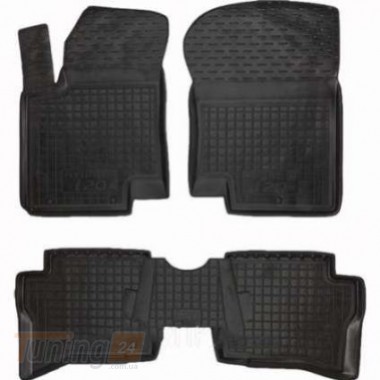 Avto-Gumm Полиуретановые коврики в салон Avto-Gumm для Hyundai i20 2014+ черный, кт - 4шт - Картинка 1