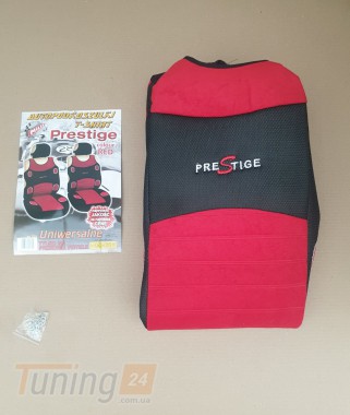 Prestige Красные накидки на передние сидения для Chery Bonus A19 2013+ - Картинка 3