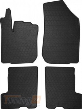 Stingray Резиновые коврики в салон Stingray для Dacia Logan седан 2013-2021 (design 2016) 4шт - Картинка 1