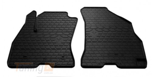 Stingray Резиновые коврики в салон Stingray для Fiat Doblo New 2010-2021 (design 2016) 2шт длинн.база - Картинка 1