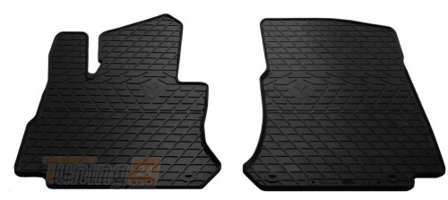 Stingray Резиновые коврики в салон Stingray для Mercedes GLC X253 2015-2020 (design 2016) 2шт - Картинка 1
